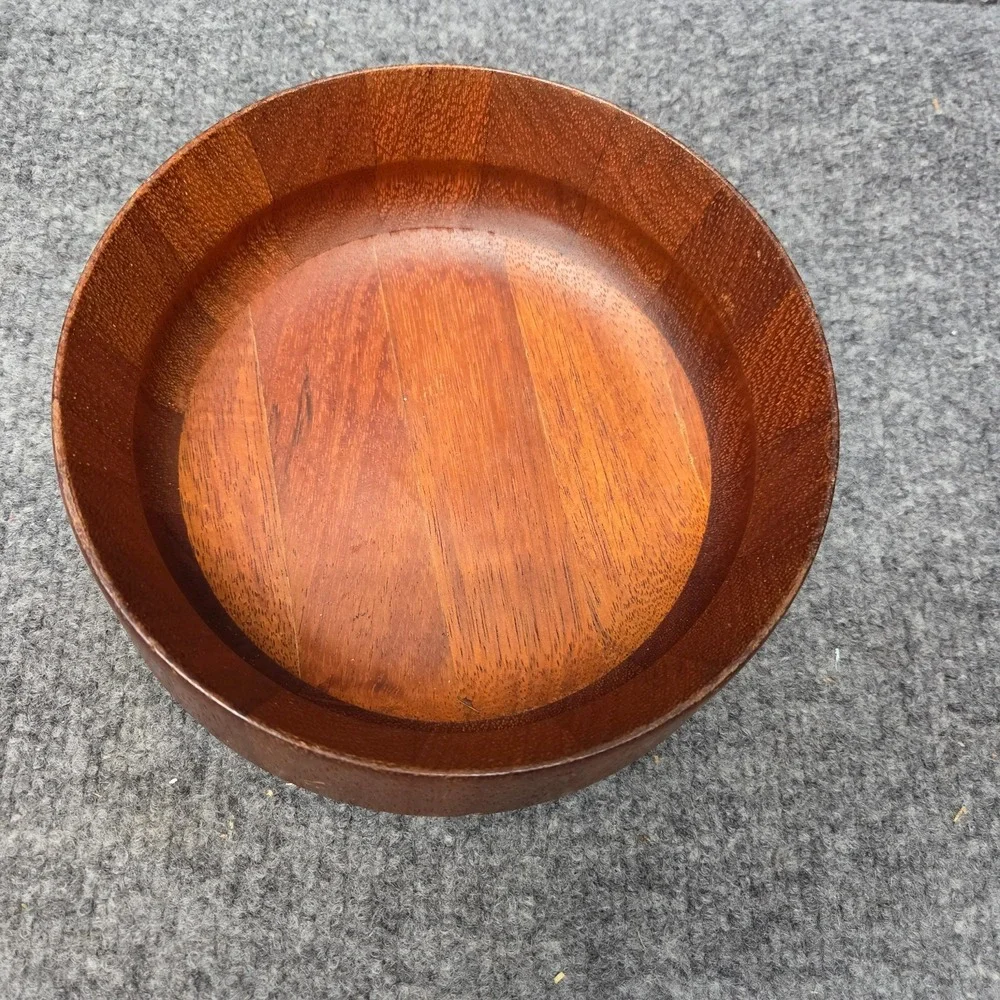 MCM Teak Serving Bowl Dansk Designs VTG Scandinavian Design 70s Dansk Kobenstyle